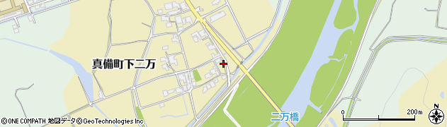 岡山県倉敷市真備町下二万1951周辺の地図
