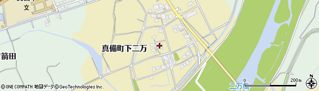 岡山県倉敷市真備町下二万2067周辺の地図