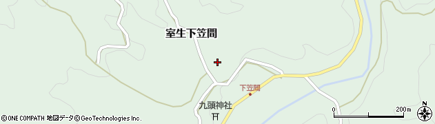 奈良県宇陀市室生下笠間367周辺の地図