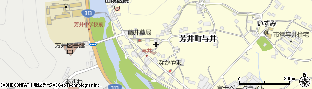 岡山県井原市芳井町与井130周辺の地図