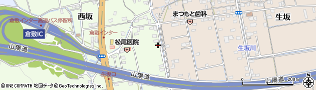 岡山県倉敷市西坂1764周辺の地図