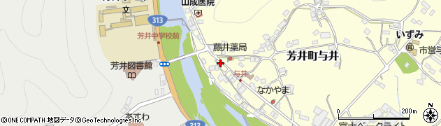 岡山県井原市芳井町与井137周辺の地図
