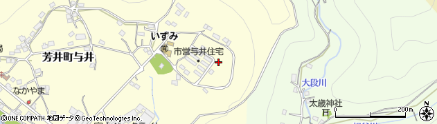 岡山県井原市芳井町与井545周辺の地図