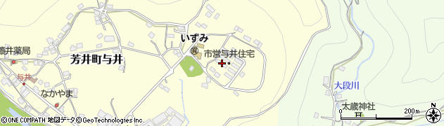 岡山県井原市芳井町与井508周辺の地図