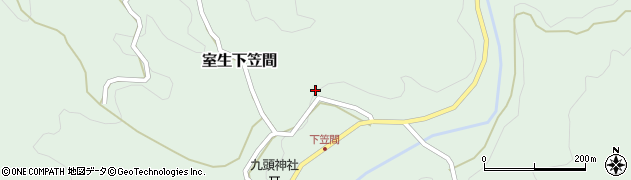 奈良県宇陀市室生下笠間368周辺の地図