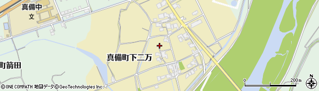 岡山県倉敷市真備町下二万2071周辺の地図
