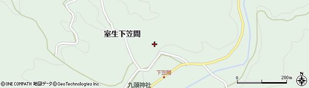 奈良県宇陀市室生下笠間270周辺の地図