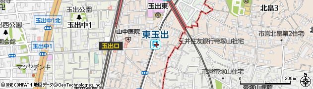 東玉出駅周辺の地図