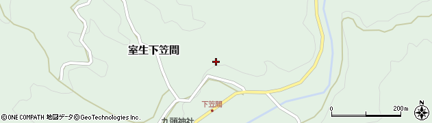 奈良県宇陀市室生下笠間282周辺の地図