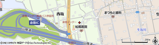 岡山県倉敷市西坂1719周辺の地図