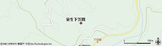 奈良県宇陀市室生下笠間254周辺の地図