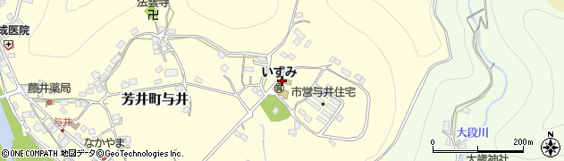 岡山県井原市芳井町与井500周辺の地図