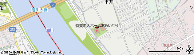 岡山県岡山市中区平井1260周辺の地図
