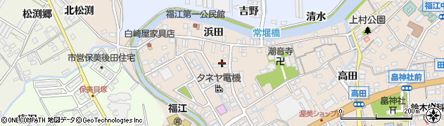 愛知県田原市福江町原ノ島112周辺の地図