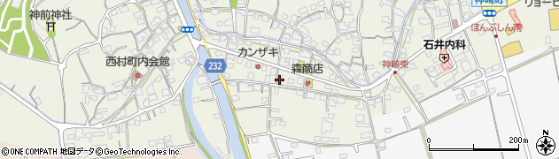 山陽新聞販売所　西大寺南販売所周辺の地図