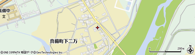 岡山県倉敷市真備町下二万1960-3周辺の地図