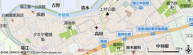 愛知県田原市福江町原ノ島3周辺の地図