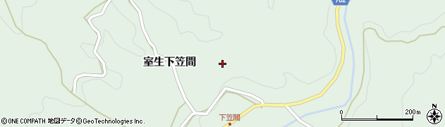 奈良県宇陀市室生下笠間273周辺の地図