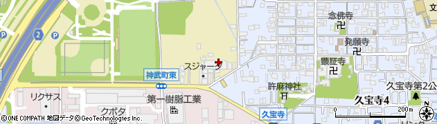 大阪府八尾市西久宝寺728周辺の地図