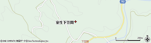 奈良県宇陀市室生下笠間247周辺の地図