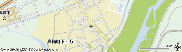 岡山県倉敷市真備町下二万1964周辺の地図
