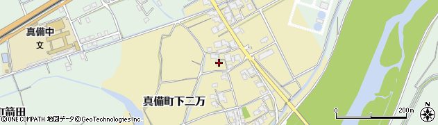 岡山県倉敷市真備町下二万2050周辺の地図