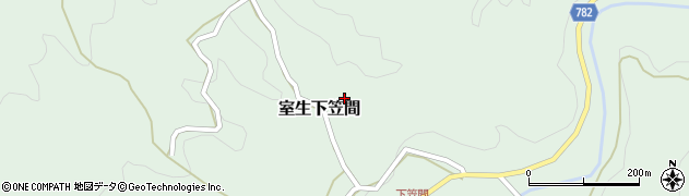 奈良県宇陀市室生下笠間240周辺の地図