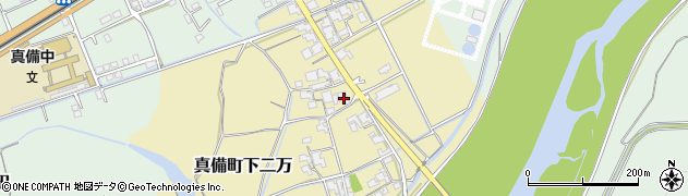 岡山県倉敷市真備町下二万2075周辺の地図