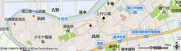 愛知県田原市福江町原ノ島8周辺の地図