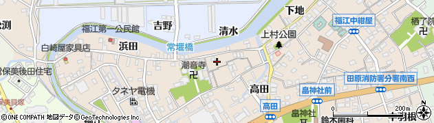 愛知県田原市福江町原ノ島周辺の地図
