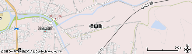 島根県益田市横田町周辺の地図