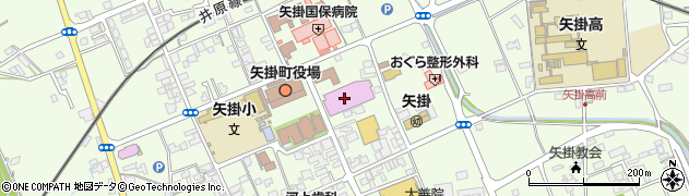 矢掛町役場　やかげ文化センター周辺の地図
