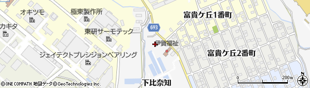 三重県名張市下比奈知2874周辺の地図