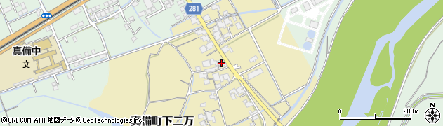 岡山県倉敷市真備町下二万2039周辺の地図