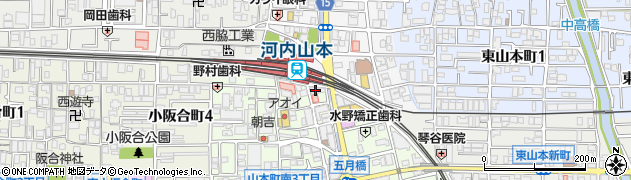 マツモトキヨシ山本店周辺の地図