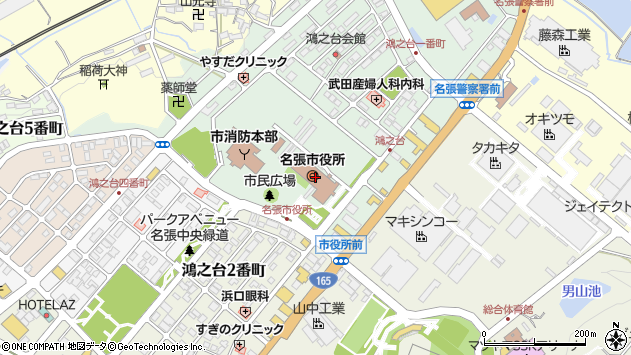 〒518-0400 三重県名張市（以下に掲載がない場合）の地図