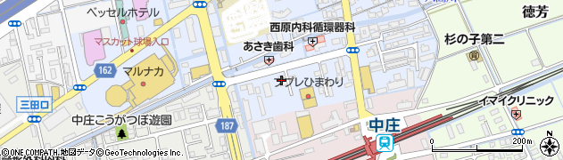 玉島信用金庫中庄支店周辺の地図