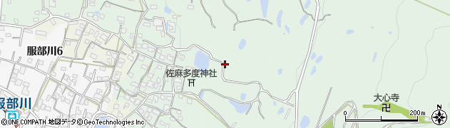 大阪府八尾市山畑周辺の地図