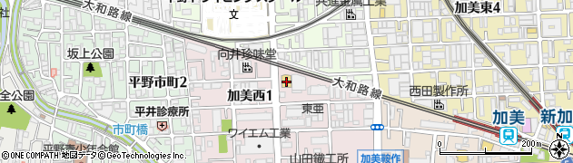 キャンドゥ平野加美店周辺の地図
