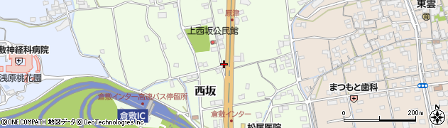 岡山県倉敷市西坂1696周辺の地図