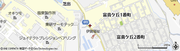 三重県名張市下比奈知2873周辺の地図