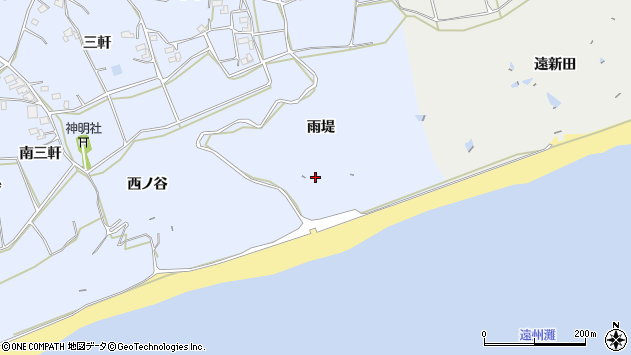 〒441-3425 愛知県田原市大草町の地図