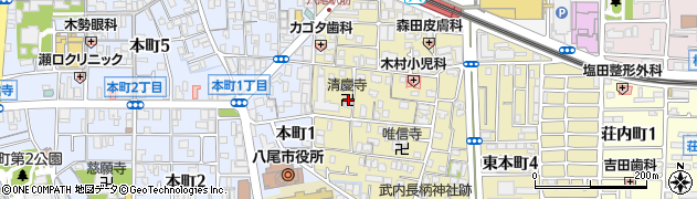 清慶寺周辺の地図