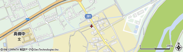 岡山県倉敷市真備町下二万2028周辺の地図