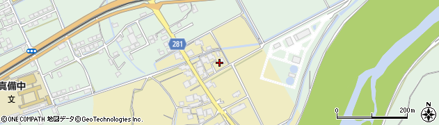 岡山県倉敷市真備町下二万2015周辺の地図