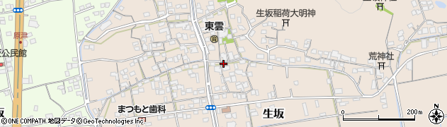 倉敷生坂簡易郵便局周辺の地図
