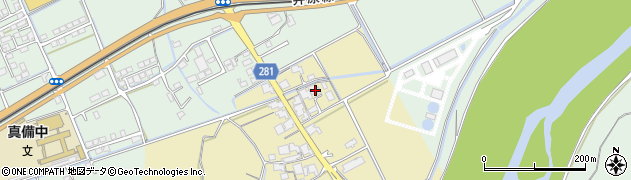 岡山県倉敷市真備町下二万2014周辺の地図