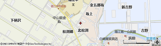 愛知県田原市福江町坂上3周辺の地図