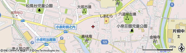 小泉北之町第1児童公園周辺の地図