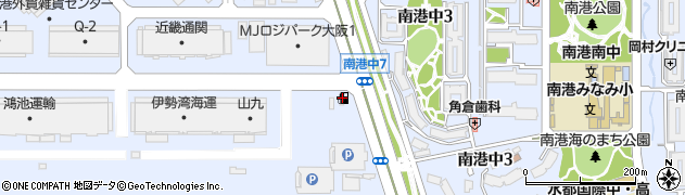 ａｐｏｌｌｏｓｔａｔｉｏｎセルフ南港ポートタウンＳＳ周辺の地図